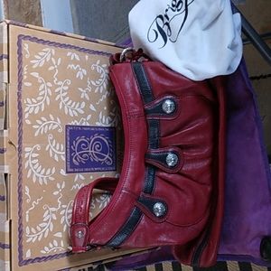 Brighton Paprika & Chocolate Isa Saddle Shoulder Bag Purse Handbag H31557